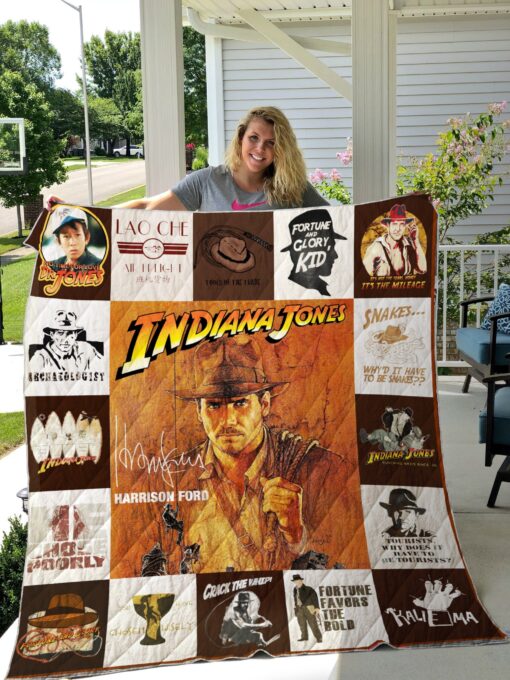 Buy Indiana Jones Quilt Blanket & Quilt Bedding Set For Fans Ver 17-1