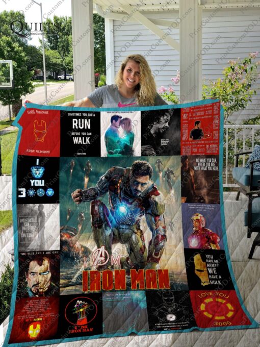 Buy Iron Man Quilt Blanket & Quilt Bedding Set