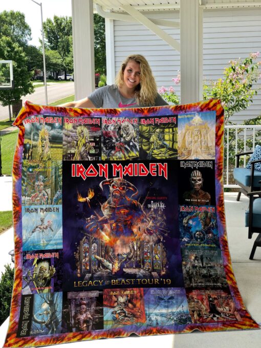 Buy Iron Maiden Style 4 Quilt Blanket & Quilt Bedding Set