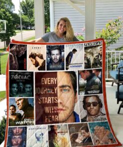 Buy Jake Gyllenhaal Every Journey Starts With Fear Quilt Blanket & Quilt Bedding Set Great Customized Blanket Gifts For Birthday Christmas Thanksgiving