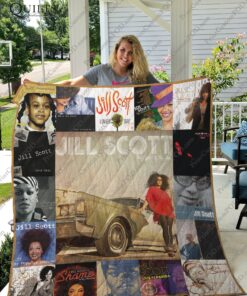 Buy Jill Scott Quilt Blanket & Quilt Bedding Set For Fans Ver 17