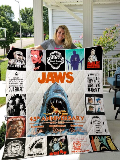 Buy Jaws Quilt Blanket & Quilt Bedding Set For Fans Ver 17-1