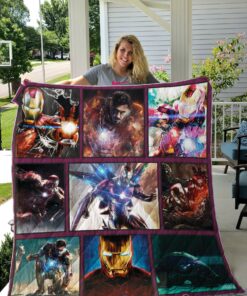 Buy Iron Man Superhero Fabric Quilt Blanket & Quilt Bedding Set