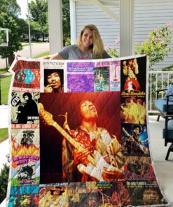 Buy Jimi Hendrix Quilt Blanket & Quilt Bedding Set 03