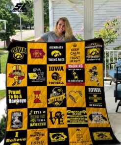 Buy Iowa Haweyes Quilt Blanket & Quilt Bedding Set 02