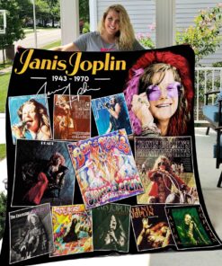 Buy Janis Joplin Vr1 New Quilt Blanket & Quilt Bedding Set