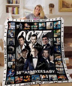 Buy James Bond 007 Quilt Blanket & Quilt Bedding Set