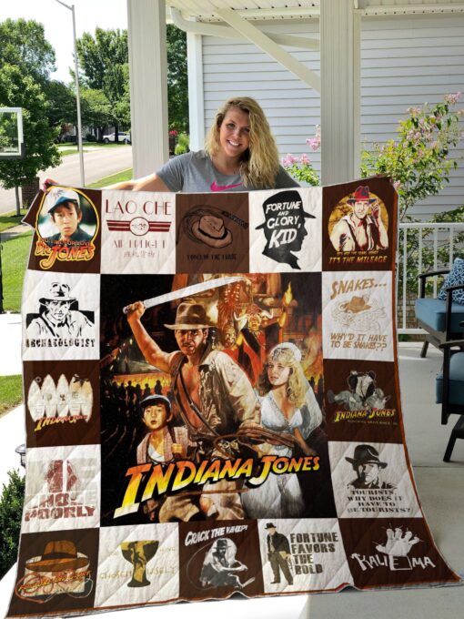 Buy Indiana Jones Quilt Blanket & Quilt Bedding Set For Fans Ver 17-2