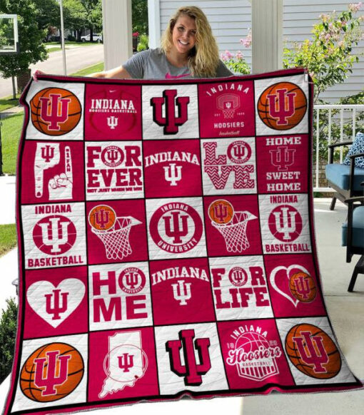 Buy Indiana Hoosiers 2 Quilt Blanket & Quilt Bedding Set