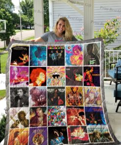 Buy Jimi Hendrix Albums Cover Poster Quilt Blanket & Quilt Bedding Set Ver 2