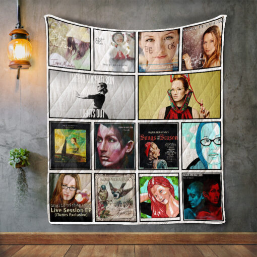 Buy Ingrid Michaelson Album Covers Quilt Blanket & Quilt Bedding Set