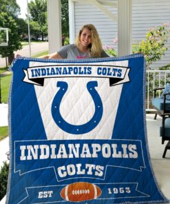 Buy Indianapolis Colts Quilt Blanket & Quilt Bedding Set 03