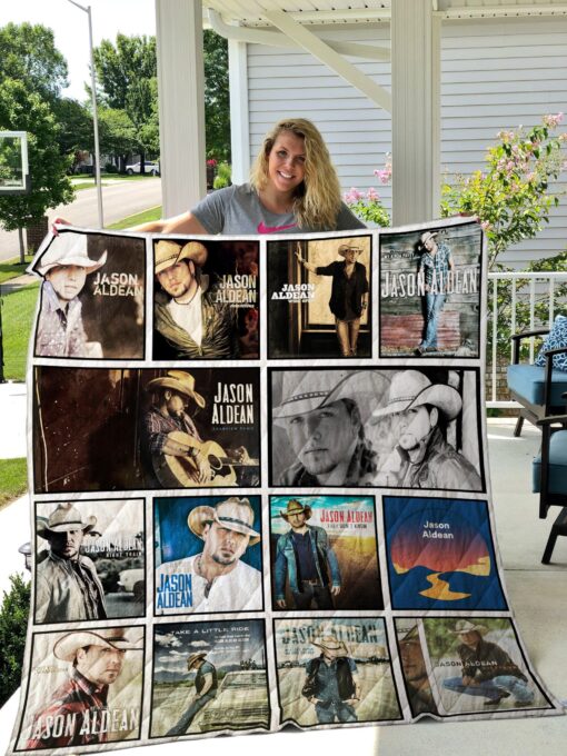 Buy Jason Aldean Quilt Blanket & Quilt Bedding Set - Meteew