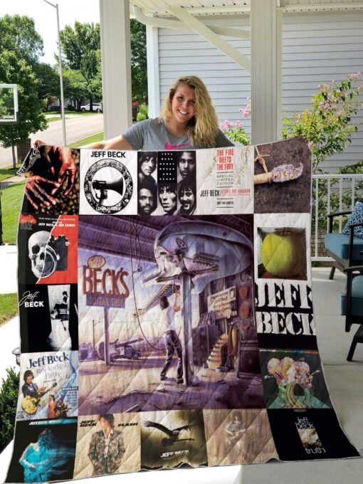 Buy Jeff Beck Albums Quilt Blanket & Quilt Bedding Set For Fans Ver 17