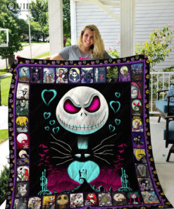 Buy Jack Skellington The Nightmare Before Christmas Quilt Blanket & Quilt Bedding Set Pumpkin King