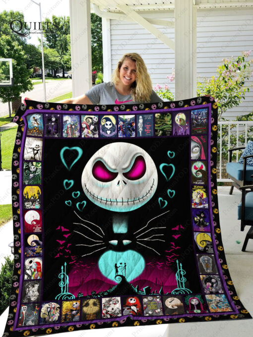 Buy Jack Skellington The Nightmare Before Christmas Quilt Blanket & Quilt Bedding Set Pumpkin King