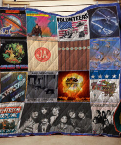 Buy Jefferson Airplane Best Albums Quilt Blanket & Quilt Bedding Set For Fans