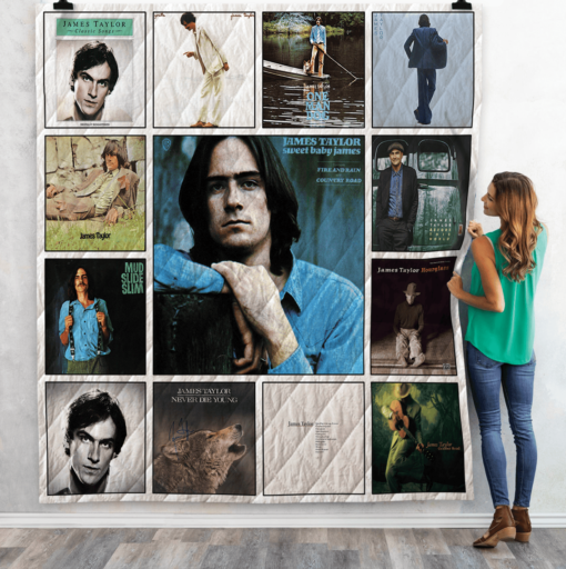 Buy James Taylor Albums Quilt Blanket & Quilt Bedding Set 02