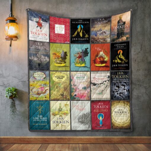 Buy J. R. R. Tolkien Books Quilt Blanket & Quilt Bedding Set