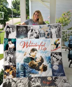 Buy ItS A Wonderful Life Poster Quilt Blanket & Quilt Bedding Set