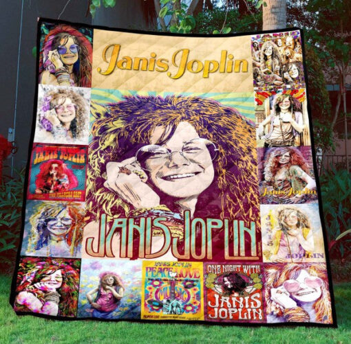 Buy Janis Joplin Ver1 Quilt Blanket & Quilt Bedding Set