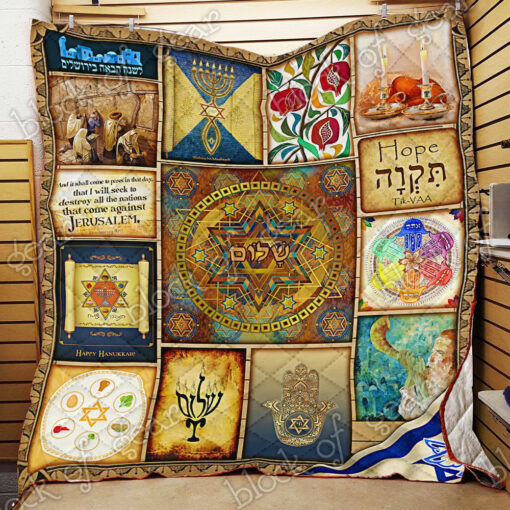 Buy Jewish Quilt Blanket & Quilt Bedding Set