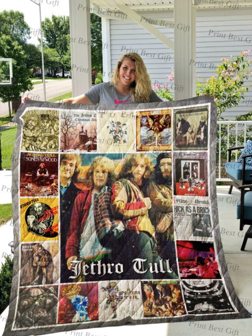 Buy Jethro Tull Albums Cover Poster Quilt Blanket & Quilt Bedding Set