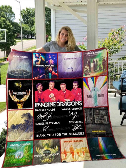 Buy Imagine Dragons Quilt Blanket & Quilt Bedding Set - Meteew