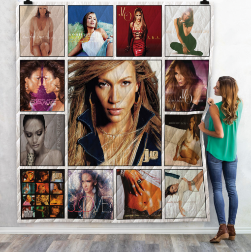 Buy Jennifer Lopez Albums Quilt Blanket & Quilt Bedding Set 02