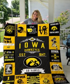 Buy Iowa Haweyes Quilt Blanket & Quilt Bedding Set 01.1