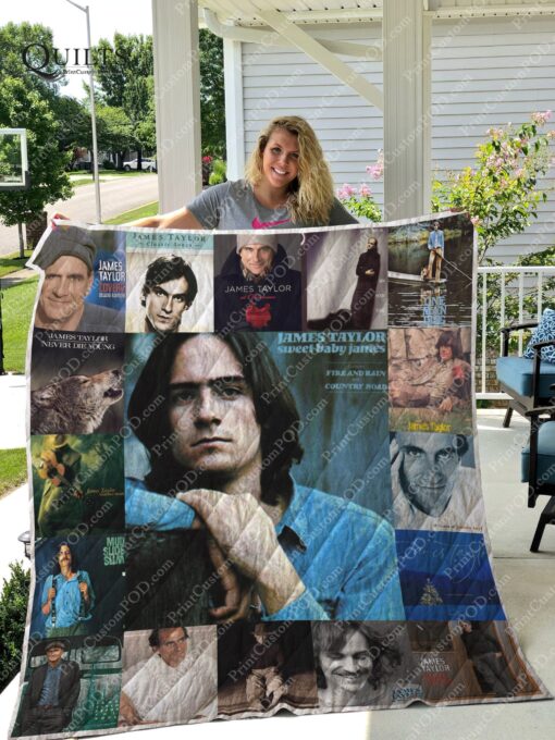 Buy James Taylor Albums Quilt Blanket & Quilt Bedding Set For Fans Ver 17