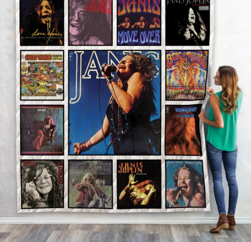 Buy Janis Joplin Album Quilt Blanket & Quilt Bedding Set 01