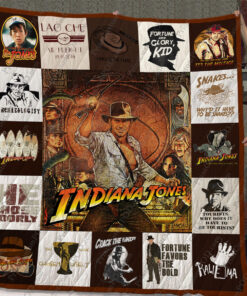 Buy Indiana Jones T-Shirt Quilt Blanket & Quilt Bedding Set