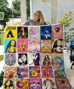 Buy Janis Joplin Quilt Blanket & Quilt Bedding Set 0726