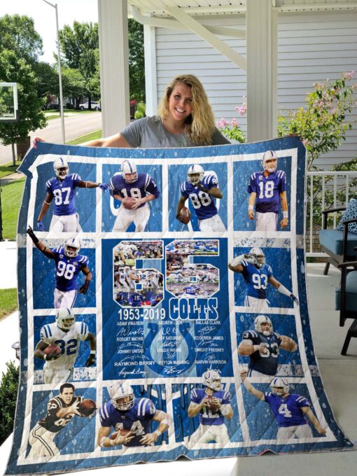 Buy Indianapolis Colts Quilt Blanket & Quilt Bedding Set - Meteew