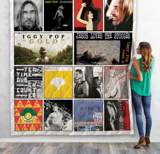 Buy Iggy Pop Quilt Blanket & Quilt Bedding Set 02