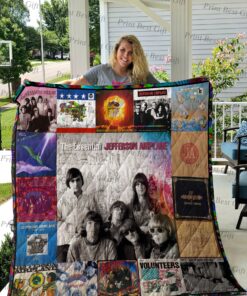 Buy Jefferson Airplane Albums Cover Poster Quilt Blanket & Quilt Bedding Set