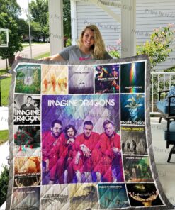 Buy Imagine Dragons Albums Cover Poster Quilt Blanket & Quilt Bedding Set - Meteew