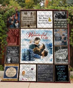 Buy It'S A Wonderful Life Quilt Blanket & Quilt Bedding Set 01