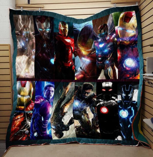 Buy Iron Man Marvel Avengers Quilt Blanket & Quilt Bedding Set On Sale!