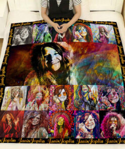 Buy Janis Joplin Albums Quilt Blanket & Quilt Bedding Set - Meteew