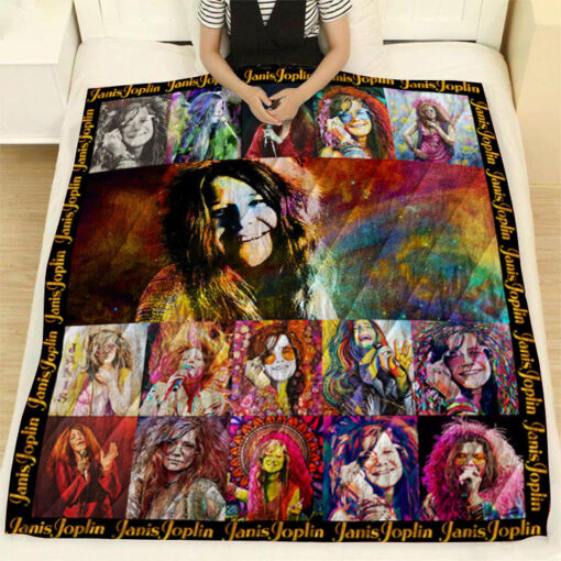 Buy Janis Joplin Albums Quilt Blanket & Quilt Bedding Set - Meteew