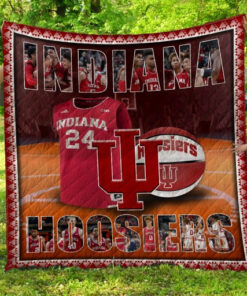 Buy Indiana Hoosiers Football Quilt Blanket & Quilt Bedding Set Fan Made