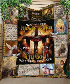 Buy Jesus Christ Light In The Darkness My God Is Who You Are Quilt Blanket & Quilt Bedding Set Great Customized Blanket Gifts For Birthday Christmas Thanksgiving