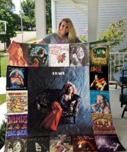 Buy Janis Joplin Albums Quilt Blanket & Quilt Bedding Set For Fans Ver 17