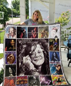 Buy Janis Joplin Albums Cover Poster Quilt Blanket & Quilt Bedding Set Ver 5