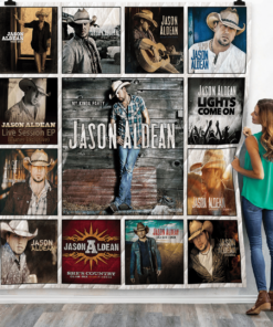 Buy Jason Aldean Albums Quilt Blanket & Quilt Bedding Set 01