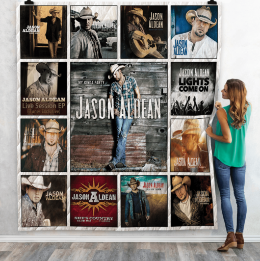 Buy Jason Aldean Albums Quilt Blanket & Quilt Bedding Set 01