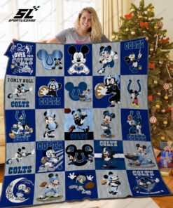 Buy Indianapolis Colts Disney Quilt Blanket & Quilt Bedding Set