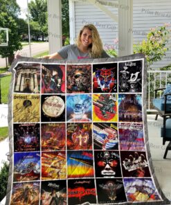 Buy Judas Priest Albums Cover Poster Quilt Blanket & Quilt Bedding Set Ver 4